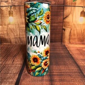 Floral Sunflower Tumbler